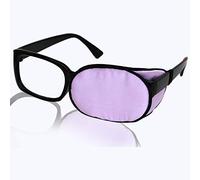Gafas de Seda Cubierta Adulto Niños Máscara de Ojo Único Sombreado Cubierta Formación para Corregir Amblyopia y Estrabismo (Púrpura)