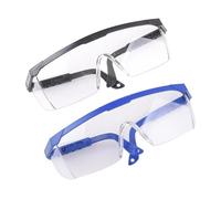 Gafas de seguridad, 3Pcs Anti-Splash Work Safety Glasses Eye Protecting Lab Goggles Protective Industrial Wind Dust Proof Cycling