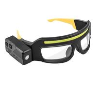 Gafas de seguridad con luces, gafas de ciclismo ligeras con LED giratorio, faros de control de detección inteligente para mujeres y hombres.