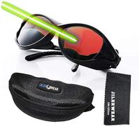 Gafas de seguridad láser profesionales de 180-540nm OD6+ para láser verde 532nm, UV/violeta y azul, ideales para grabado láser e iluminación láser, adecuadas para 405nm, 445nm, 450nm, 532nm, para