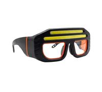 Gafas de seguridad ligeras, gafas de movimiento, 3,54 x 3,54 pulgadas, gafas de trabajo con PC Build, ajustable Safety Gear, LED Tool with Rechargeable Design, Protective Glasses for Construction
