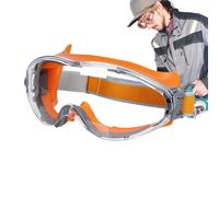 Gafas de seguridad para carpintería, 18,5 x 7,5 x 8,5 cm, antisalpicaduras, resistentes al polvo, gafas de soldadura antivaho, equipo de protección resistente, para taller, garaje, hogar, seguridad