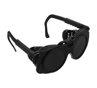 Gafas de Seguridad para Soldadura de Doble Lente, Marco Engrosado Negro | PP, Borde Sellado y Recubrimiento Reforzado, Uso Industrial y Taller, Reduce Presión, Deslumbramiento y Fatiga Visual