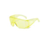 Gafas de seguridad, resistentes a los rayos UV, gafas de ciencia para construcción, exteriores y laboratorio (amarillo)