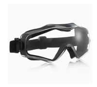 Gafas de Seguridad sobre Gafas, Deportivas Antivaho para Fútbol, baloncesto, Lentes Transparentes, Ajuste Cómodo Durante Todo el Día, Material de Goma para PC (BLACK)