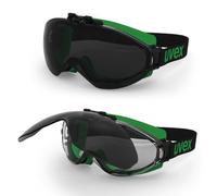 Gafas De Seguridad UVEX Ultrasonido 9302.045 HC/AF Con Visera Sombra 5