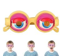 Gafas de señuelo, divertidas gafas de ojos con acción intermitente manual, accesorios ligeros para rendimiento, fiestas, espectáculos y cosplay (estilo C)