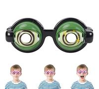 Gafas de señuelo, divertidas gafas de ojos con acción intermitente manual, accesorios ligeros para rendimiento, fiestas, espectáculos y cosplay (estilo D)