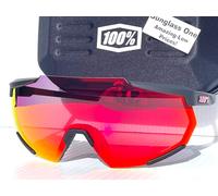 Gafas de Sol 100% RACETRAP 3.0 Shield Negro Rojo HiPER Espejadas 60004-00003