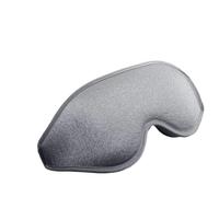 Gafas de sol 3D para dormir de viaje, de espuma viscoelástica, suave, acolchada, antifaz (gris, 3 unidades)