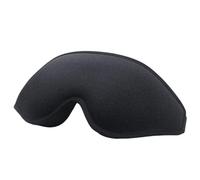 Gafas de sol 3D para dormir de viaje, de espuma viscoelástica, suave, acolchada, antifaz (negro, 3 unidades)