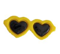 Gafas de sol amarillas como pinza para el pelo de GogiPet