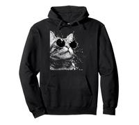 Gafas de Sol American Shorthair Cat Cool Grunge Style Hipster Sudadera con Capucha
