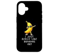 Gafas de Sol Banana Fruit I Just Really Like Boys Girls Kids Carcasa para iPhone 16