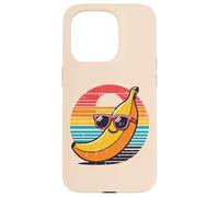 Gafas de Sol Banana Sunset Retro Fruit Beach Mujeres Hombres Niños Carcasa para iPhone 15 Pro