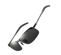 Gafas De Sol Cambiando De Color - Gafas Polarizadas Fotocromáticas, Lente Adaptable Ligero Uv400 | Elegantes Sombras Antibrillo, Uso De Conducción Al Aire Libre, Equipo De Prot, Negro , Se référer au