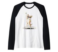 Gafas de Sol Chihuahua Rock On Paw Power Camiseta Manga Raglan