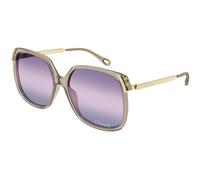 Chloé Mujer CH0286S 004 Gafas de sol Acetato Marrón Violeta Cuadrada