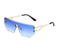 Gafas de sol clásicas cuadradas de metal para hombre y mujer, estilo retro rectangular con protección UV400, modernas y elegantes, ideales para conducir, viajar y actividades al aire libre, C4, t
