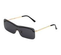 Gafas de sol clásicas cuadradas de metal para hombre y mujer, estilo retro, sin montura, protección UV400, modernas y elegantes, ideales para conducir, viajar y actividades al aire libre, C2, tal
