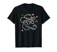 Gafas de Sol con Cara de cocodrilo de Vaquero Western Graphic Pink Animal Camiseta