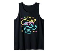 Gafas de Sol con Cara de cocodrilo de Vaquero Western Graphic Pink Animal Camiseta sin Mangas