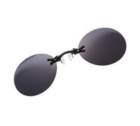 Gafas de sol con clip, sin marco, con diseño de clip fácil, gafas de sol que se ajustan sobre gafas graduadas, gafas de sol vintage con aspecto elegante, gafas de exterior para conducir, senderismo y