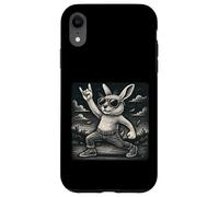 Gafas de sol con diseño de conejo, música rock, divertidas, retro, cuernos Carcasa para iPhone XR