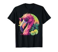 Gafas de sol con diseño de flamenco, lima y frutas para amantes de los animales Camiseta