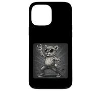Gafas de sol con diseño de leopardo, música rock, divertidas, retro, cuernos Carcasa para iPhone 13 Pro Max
