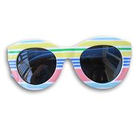 Gafas de sol con estampado de rayas pastel para niños, Azul Start, Small