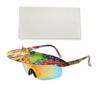 Gafas de sol con fijaciones adjuntas a la sombra, gafas de sol resistentes al viento