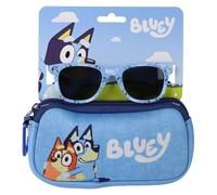 Gafas de sol con funda Bluey infantiles - Gafas de sol con funda Bluey para niños y niñas en verano y paseo diario