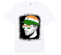 Gafas de Sol con Gorra de Bandera India National Comfort Colors Adult Heavyweight T-Shirt