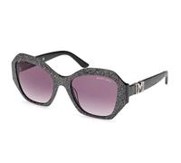 Gafas de sol con lentes azules degradados de Guess By Marciano, 01b - Negro brillante - Humo degradado, 140 mm