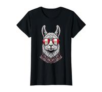 Gafas de Sol Cool Llama Peru Camiseta gráfica económica, Mujer, Negro, M