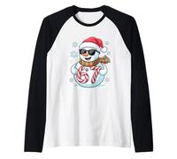 Gafas de Sol Cool Snowman Candy Christmas 67 Aura Energy Camiseta Manga Raglan
