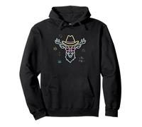 Gafas de Sol Cowboy Moose Face Funny Western Graphic Rosa Sudadera con Capucha