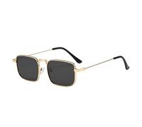 Gafas de sol cuadradas de acetato polarizadas, diseño retro, protección para mujeres y hombres, deportes al aire libre, playa, vacaciones, gafas de sol de metal