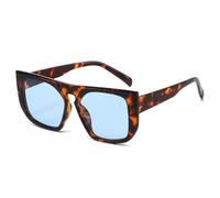 Gafas de sol cuadradas de moda para mujer, estilo retro, en tonos amarillos y azules, con protección UV400 para hombre, ideales para ir de compras, viajar, ir a la playa, ir de fiesta o andar en bici