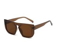 Gafas de sol cuadradas de moda para mujer, estilo retro, en tonos amarillos y azules, con protección UV400 para hombre, ideales para ir de compras, viajar, ir a la playa, ir de fiesta o andar en bici