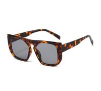 Gafas de sol cuadradas de moda para mujer, estilo retro, en tonos amarillos y azules, con protección UV400 para hombre, ideales para ir de compras, viajar, ir a la playa, ir de fiesta o andar en bici