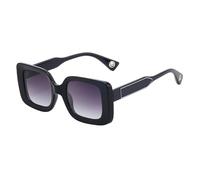 Gafas de sol cuadradas extragrandes para mujer y hombre, estilo retro, montura gruesa, gafas de moda, protección UV400, color gris, elegantes gafas de sol para actividades al aire libre y viajes,
