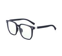 Gafas de sol cuadradas fotocromáticas, lentes que cambian de color automático para hombres y mujeres, lentes multidioptría de doble uso, Black, Talla única