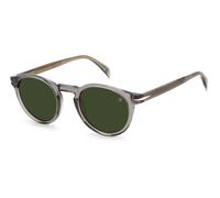 DAVID BECKHAM Hombre DB 1036/S KB7/QT Gafas de sol Acetato Gris Verde Redonda