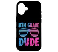 Gafas de Sol de 8th Grade Dude First Day Back to School Carcasa para iPhone 16