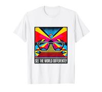 Gafas de Sol de Colores Diferentes para concienciación sobre el Autismo Camiseta