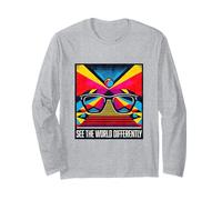 Gafas de Sol de Colores Diferentes para concienciación sobre el Autismo Manga Larga