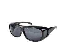 Gafas De Sol De Conducción Nocturna, Visión De Día HD Visión Envolver Alrededor De Deportes Anti Deslumbramiento UV Gafas De Sol, 3Pcs,Black