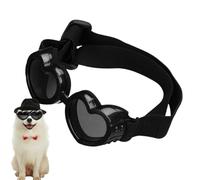 Gafas de sol de corazón en forma de corazón - Diseño de protección UV, resistente | Cinta ajustable en, gafas para la seguridad de los ojos para montar a caballo, aventuras de viaje,